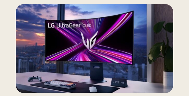 LG Unveils World’s First Bendable 5K2K Gaming Monitor, Winner of Three Awards at CES 2025